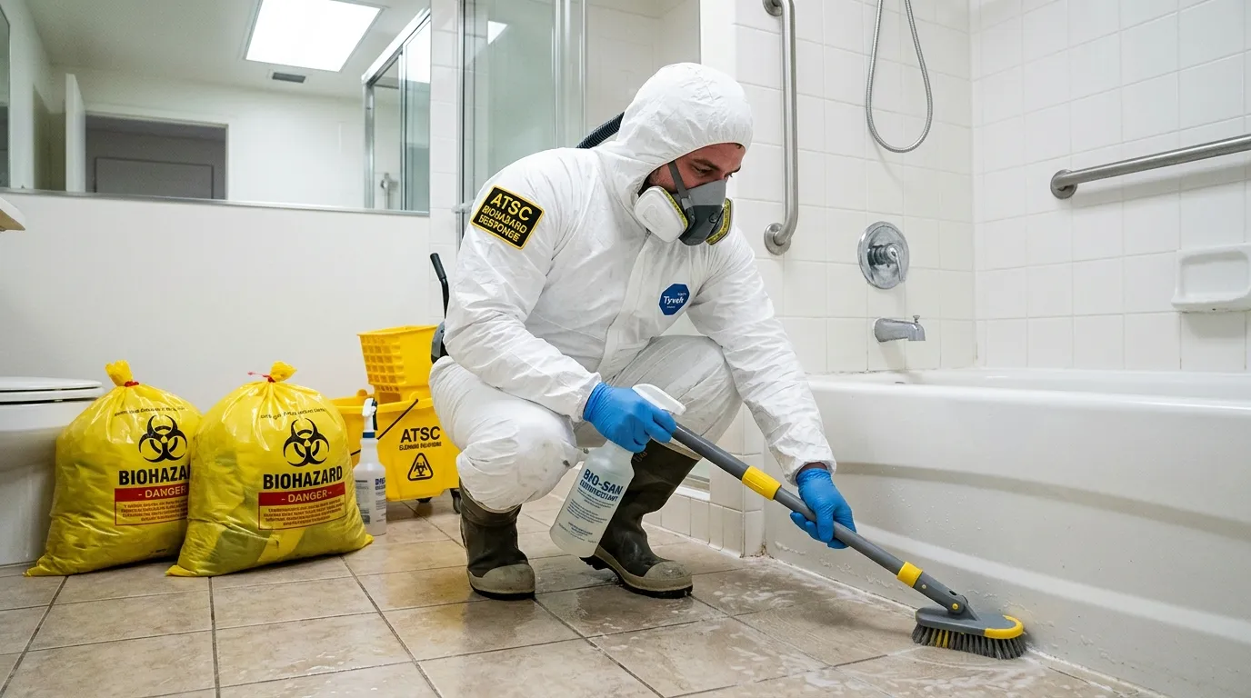 Decontamination equipment deployed for Blood Cleanup in Brookdale